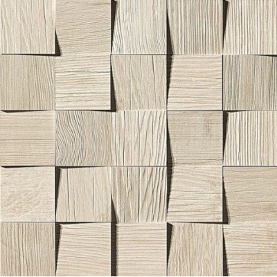 Керамогранит AMV7 Axi White Pine Mosaico 3D 35x35