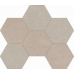 Мозаика Мозаика LN01/TE01 Luna Hexagon неполированная 25x28.5