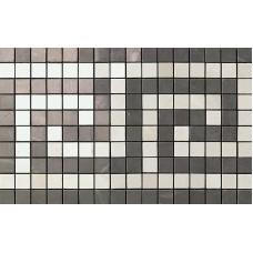 Мозаика ASM9 Marvel Grey/Moon Greca Mosaico 18.5x30