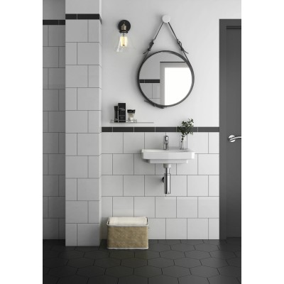 Плитка K945274 Miniworx Черный Рельефный 10x20