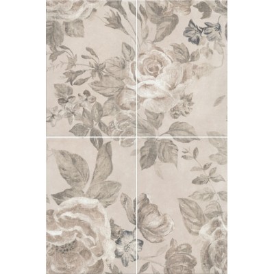 Плитка 8271/4x/3F Александрия светлый 40х60 панно из 4 частей 20х30