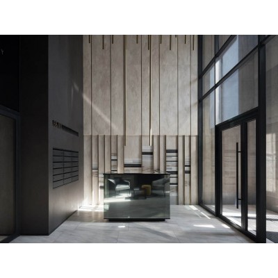 Керамогранит LAMF006189 I Naturali Pietre Pietra di Savoia Avorio Bocciardato 3+ 1000x3000