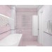 Плитка 34014 Spring розовый 25х50