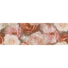 Плитка STG/A590/13032TR Декор Контарини Цветы глянцевый обрезной 30x89,5x0,9