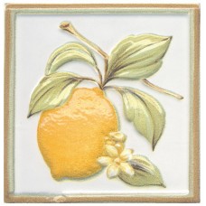 Плитка TLA003 Декор Капри Лимончики 9.9х9.9