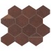 Мозаика 9BNC Blaze Corten Mosaico Nest 29.4x25.8