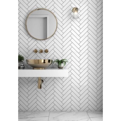 Плитка K945274 Miniworx Черный Рельефный 10x20