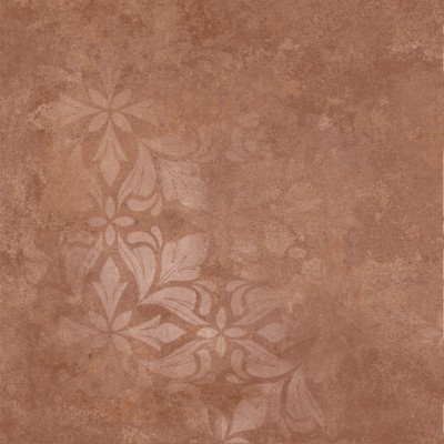 Керамогранит KM4040G0071N Хадду красный матовый декорированный 40,2x40,2x0,8