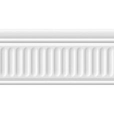 Плитка 19048/3F бордюр Бланше белый структурированный 20*9.9