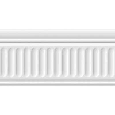 Плитка 19048/3F бордюр Бланше белый структурированный 20*9.9