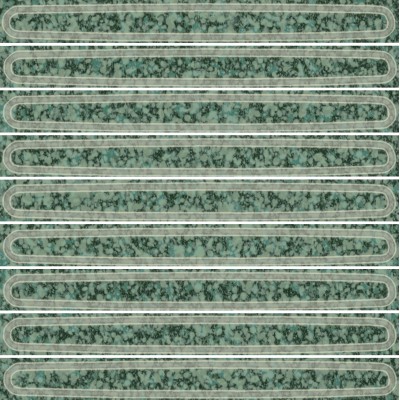 Плитка KMD2SOB006BN Декор чипсет Далия зелёный глянцевый 20x20x0,95