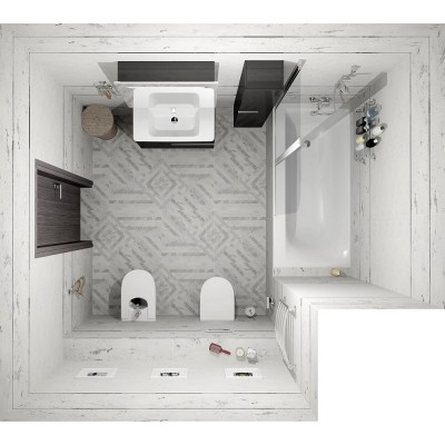 Керамогранит Inverno white 01 60х60