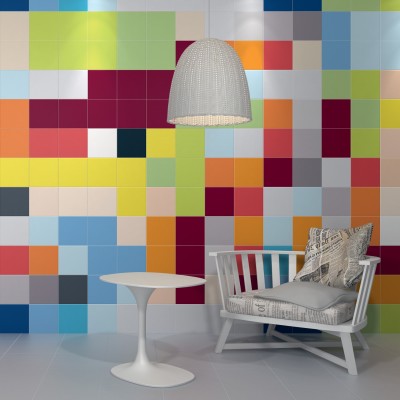 Плитка 5186 Калейдоскоп темно-розовый 20x20