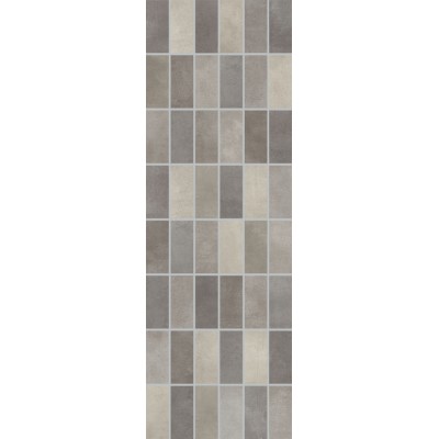 Плитка Fiori Grigio мозаика темно-серая 1064-0103(1064-0048) 20х60