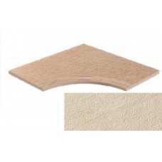 Керамогранит 620090000286 Cliff Bianco Bordo Curvilineo Svasato Round 30 60x60