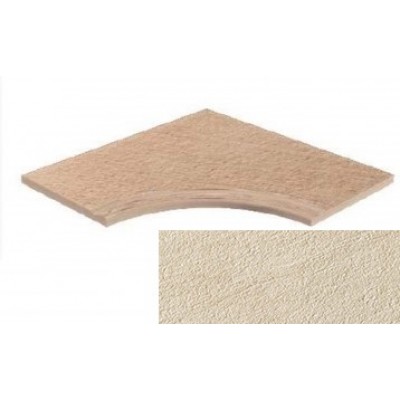 Керамогранит 620090000286 Cliff Bianco Bordo Curvilineo Svasato Round 30 60x60