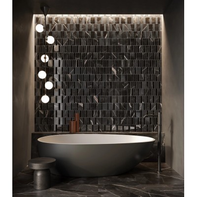 Мозаика 620110000216 Stellaris Tuscania Grey Mosaico Cross Nat 31.5x29.7