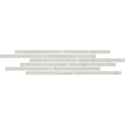 Мозаика T025/11206 Декор Карму мозаичный серый светлый матовый 75х15