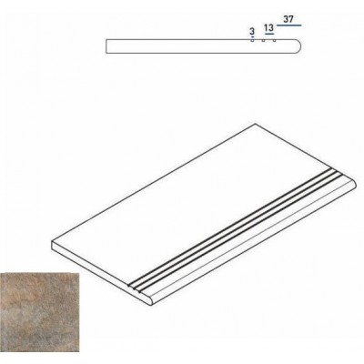 Ступени 620040000040 EMERALD GRADINO ROUND GRIP 30x60