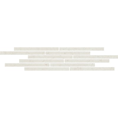 Мозаика T025/11205 Декор Карму мозаичный бежевый светлый матовый 75х15