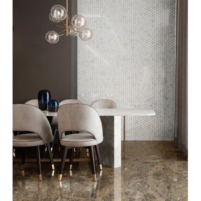 Ступени 620070001608 Charme Deluxe Арабескато Уайт Ступень Угловая Правая Пат Рет 33x120