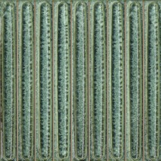 Плитка KMD2SOB006BN Декор чипсет Далия зелёный глянцевый 20x20x0,95