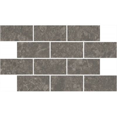 Мозаика DD606320/MM Декор Чеппо ди Гре мозаичный коричневый матовый обрезной 34,6x20x0,9