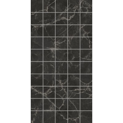 Плитка KMD2PTG004BR Декор чипсет Коррер чёрный глянцевый обрезной 30x60x0,9