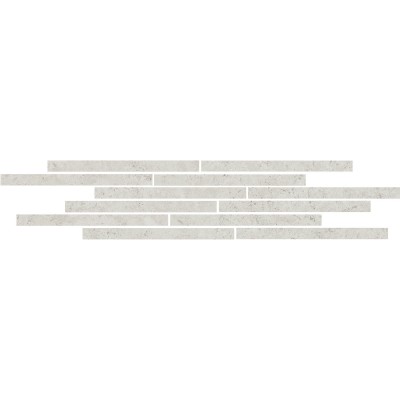 Мозаика T025/11206 Декор Карму мозаичный серый светлый матовый 75х15