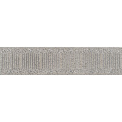 Плитка OP/B206/12137R Бордюр Безана серый обрезной 25*5.5
