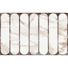 Плитка 010100001556 Капелла белый низ 03 25x40