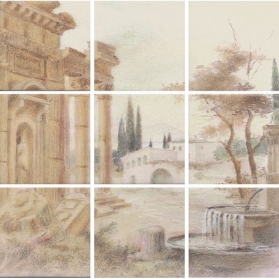 Плитка AD/A276/9x/1146 Панно Амальфи 29,7х29,7