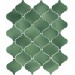 Плитка 65008 Арабески Майолика зеленый 26x30