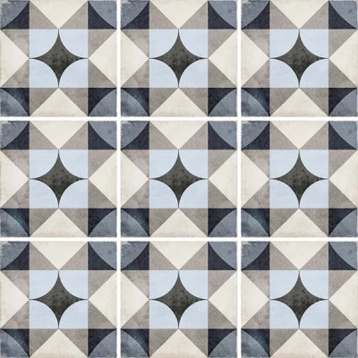 Керамогранит 24410 Art Nouveau Palais Blue 20x20