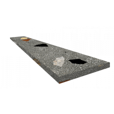 Ступени 620070002372 Palladio Black Scalino Ang.Dx 33x120