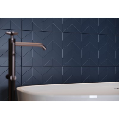 Мозаика O-LYN-WIE032 Love You Navy мозаика A сатиновая синий 29x29