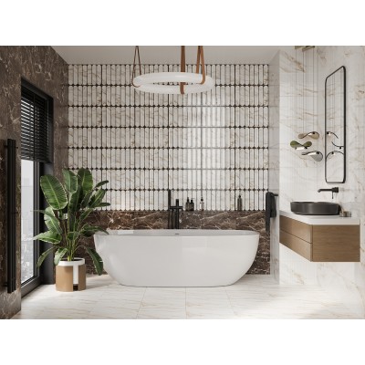 Плитка 010100001556 Капелла белый низ 03 25x40