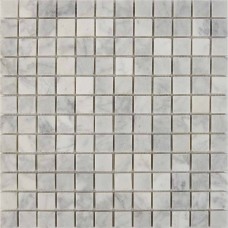 Мозаика PIX240 Bianco carrara из мрамора матовая 23x23 305х305x6