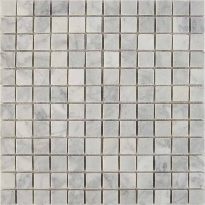 Мозаика PIX240 Bianco carrara из мрамора матовая 23x23 305х305x6