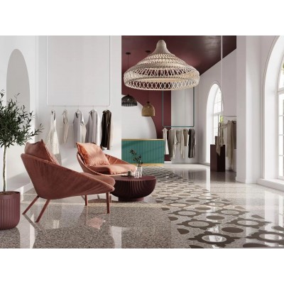 Ступени KM6060G0051RGCF Ступень фронтальная клееная Бричиола коричневый матовый обрезной 33x60x0,9