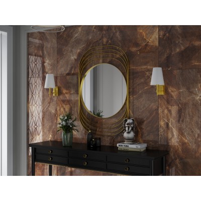 Керамогранит MOGXL5001 Marble Brown полированный 80x160x9