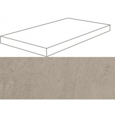 Ступени 620070001091 Silver Grey Scalino Angolare DX Lap 33x120