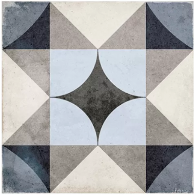 Керамогранит 24410 Art Nouveau Palais Blue 20x20