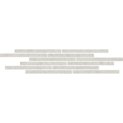 Мозаика T025/11206 Декор Карму мозаичный серый светлый матовый 75х15