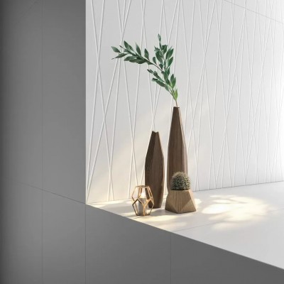 Плитка KM6012B0000R Танжер белый глянцевый обрезной 60x119,5x0,9