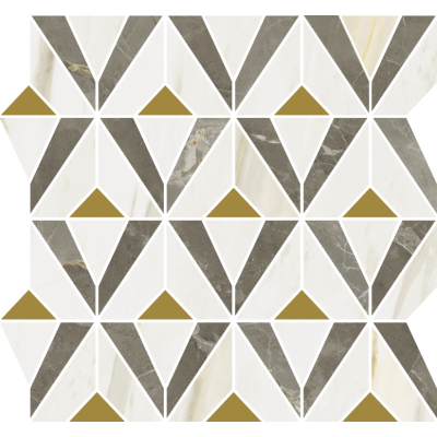 Мозаика 600110000976 Stellaris Grey Mosaico Orpheus Lux 33.8x31.5