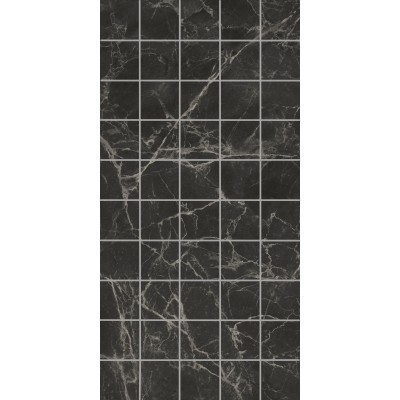 Плитка KMD2PTG004BR Декор чипсет Коррер чёрный глянцевый обрезной 30x60x0,9