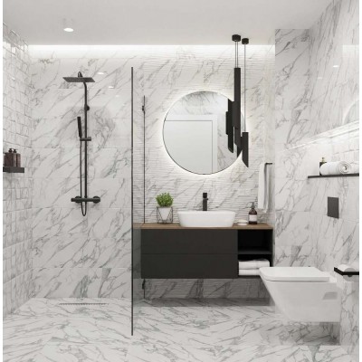 Плитка DG03-09 Omnia White Decor 09 30x90