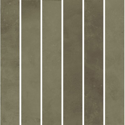 Плитка KMD2MSM003BN Декор Фес мозаичный зелёный глянцевый 15x15x0,77