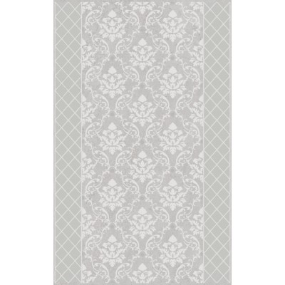 Плитка AZ/A053/6424 Декор Мотиво серый светлый глянцевый 25x40